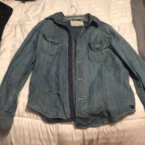 Denim button up shirt